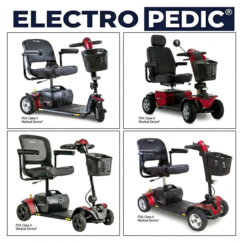 Surprise mobility elite traveller sport victory electric 3 and 4 wheel scooter
